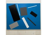 Rietveld�s Berlin Chair parts, actual scale, scattered