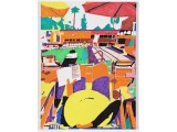 Woman Sitting By the Pool